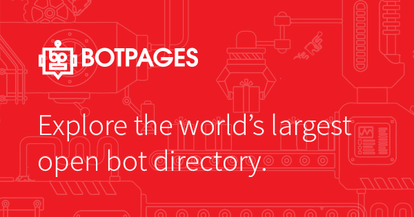 BotPages: un directorio con más de 5000 bots